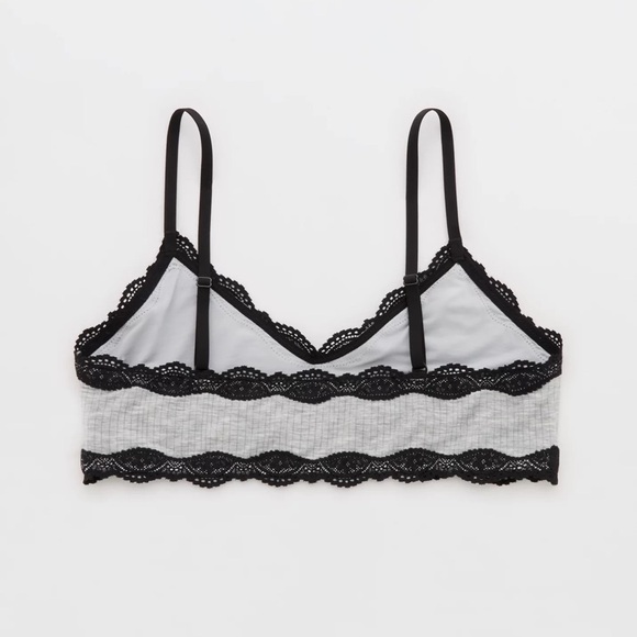 Aerie Superchill Modal Lace Trim Bralette - Picture 5 of 5